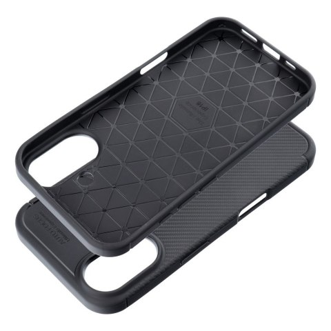 Etui CARBON PREMIUM do iPhone 16 czarny