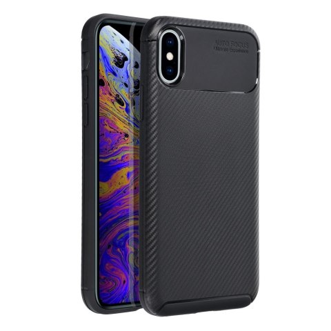 Etui CARBON PREMIUM do iPhone X / XS czarny