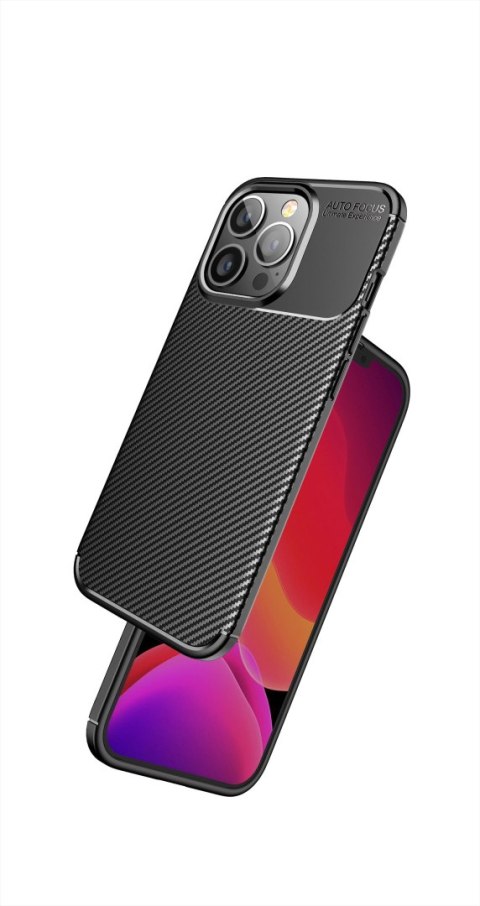 Etui CARBON PREMIUM do iPhone X / XS czarny