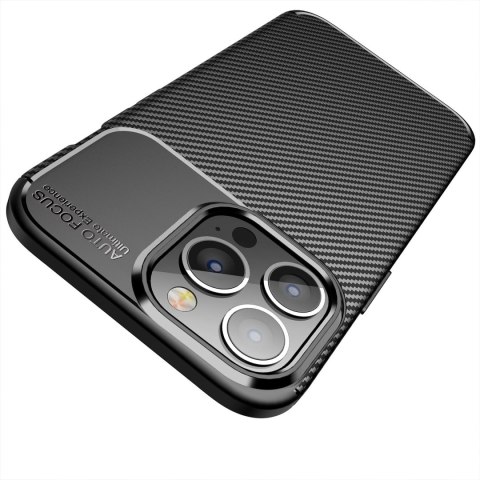 Etui CARBON PREMIUM do iPhone X / XS czarny