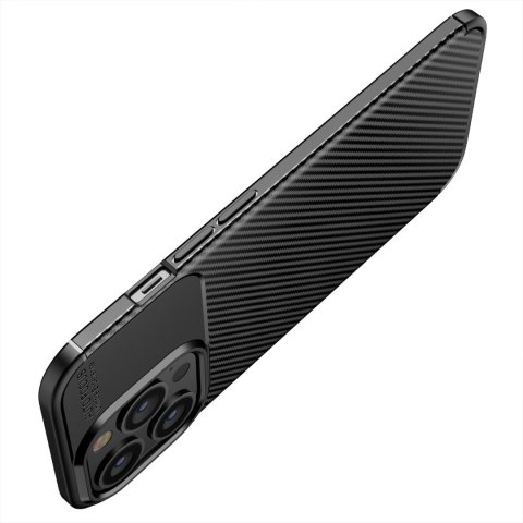 Etui CARBON PREMIUM do iPhone X / XS czarny