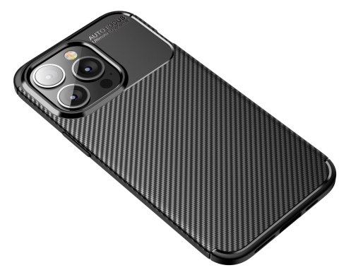 Etui CARBON PREMIUM do iPhone X / XS czarny