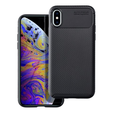 Etui CARBON PREMIUM do iPhone X / XS czarny