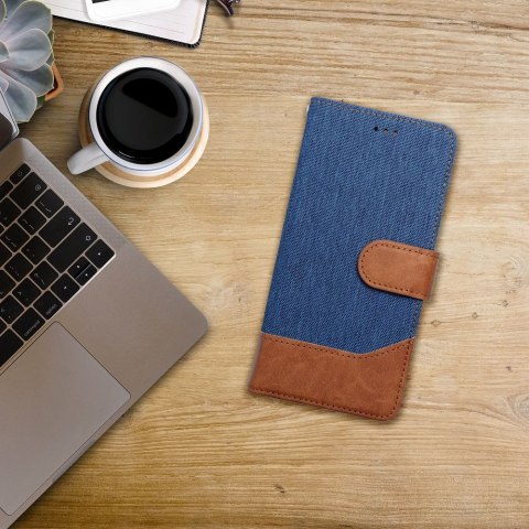 Etui JEANS Book do iPhone 11 niebieski