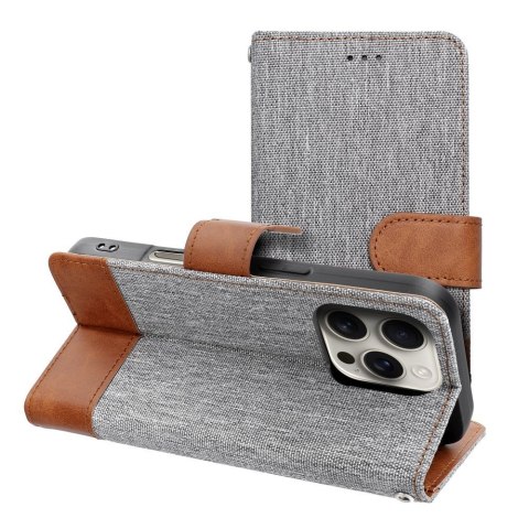 Etui JEANS Book do iPhone 11 szary