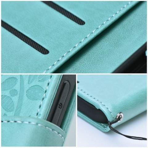 Etui MEZZO Book do iPhone 13 drzewo zielony