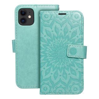 Etui MEZZO Book do iPhone 11 mandala zielony