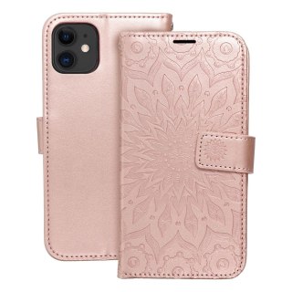 Etui MEZZO Book do iPhone 11 mandala złoty róż