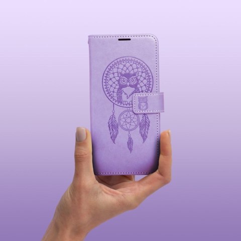 Etui MEZZO Book do iPhone 14 Pro łapacz snów fioletowy