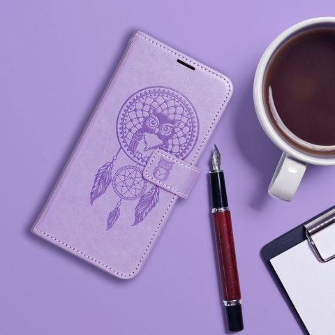 Etui MEZZO Book do iPhone 14 Pro łapacz snów fioletowy