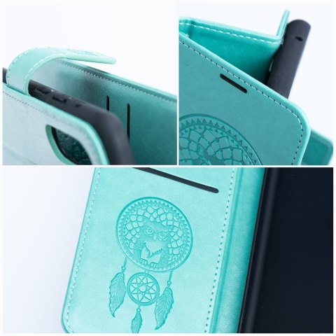 Etui MEZZO Book do iPhone 14 łapacz snów zielony
