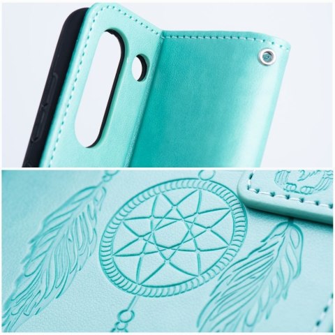 Etui MEZZO Book do iPhone 14 łapacz snów zielony