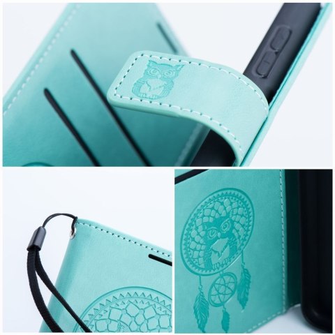 Etui MEZZO Book do iPhone 14 łapacz snów zielony