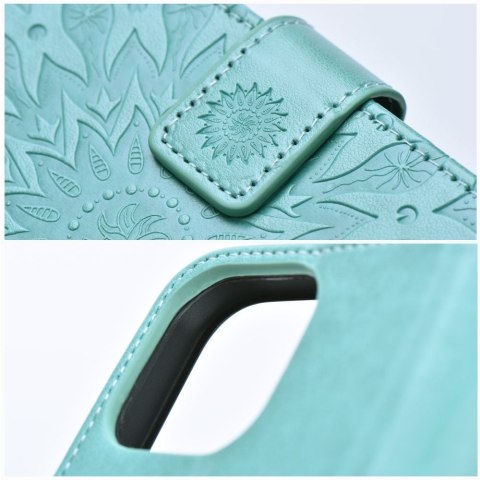 Etui MEZZO Book do iPhone 14 mandala zielony