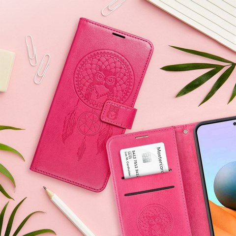 Etui MEZZO Book do iPhone 15 Pro Max łapacz snów magenta