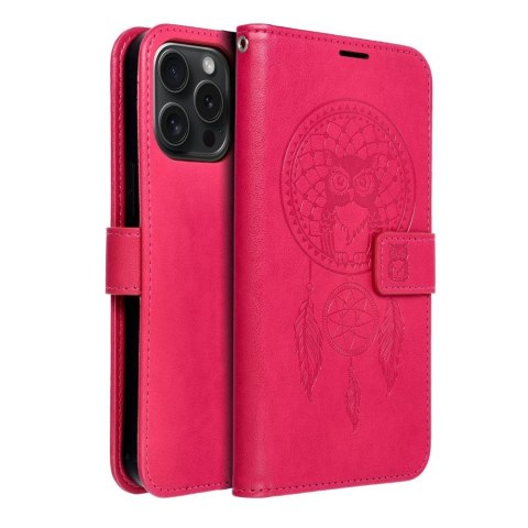Etui MEZZO Book do iPhone 15 Pro Max łapacz snów magenta