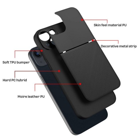 Etui NOBLE do iPhone 13 Mini czarny