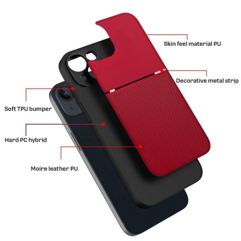Etui NOBLE do iPhone 13 Mini czerwony