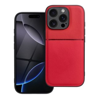 Etui NOBLE do iPhone 16 Pro czerwony