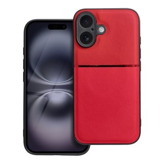 Etui NOBLE do iPhone 16 czerwony