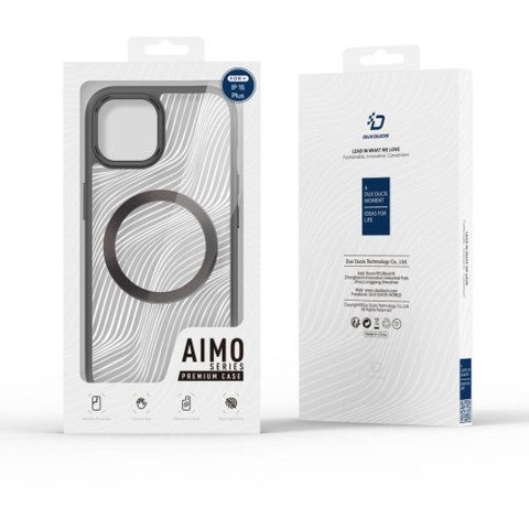 DUX DUCIS Etui AIMO MAG kompatybilny z MagSafe do iPhone 15 Plus czarny