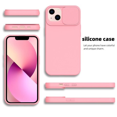 Etui SLIDE do iPhone 14 Plus jasnoróżowy