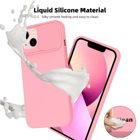 Etui SLIDE do iPhone 14 Plus jasnoróżowy