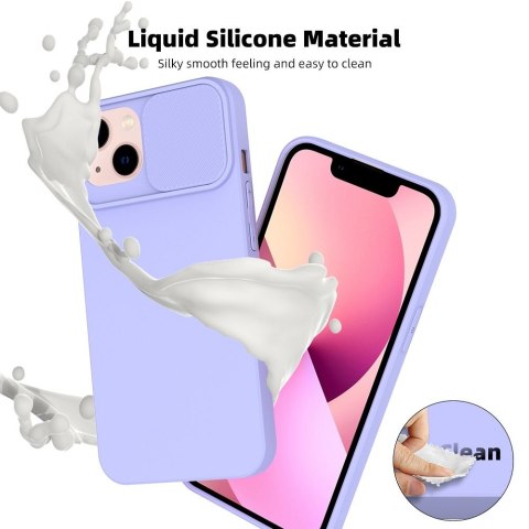 Etui SLIDE do iPhone 14 Pro lawendowy