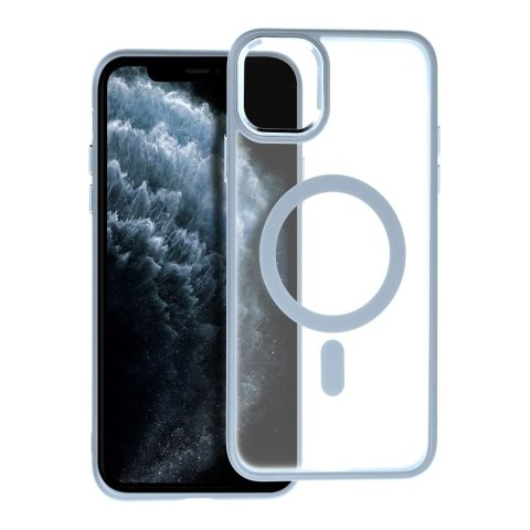 Etui MATTE MAG COVER kompatybilny z MagSafe do iPhone 11 Pro Max niebieski