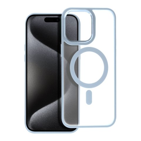 Etui MATTE MAG COVER kompatybilny z MagSafe do iPhone 15 Pro Max niebieski