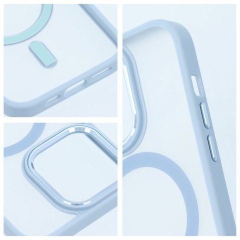 Etui MATTE MAG COVER kompatybilny z MagSafe do iPhone 15 Pro Max niebieski