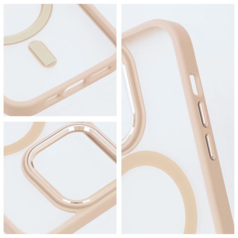 Etui MATTE MAG COVER kompatybilny z MagSafe do iPhone 15 Pro Max różowy