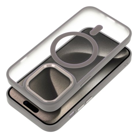 Etui MATTE MAG COVER kompatybilny z MagSafe do iPhone 15 Pro Max tytanowy