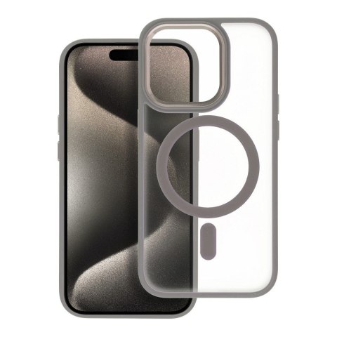 Etui MATTE MAG COVER kompatybilny z MagSafe do iPhone 15 Pro Max tytanowy