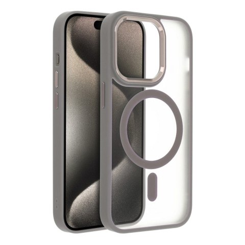 Etui MATTE MAG COVER kompatybilny z MagSafe do iPhone 15 Pro Max tytanowy