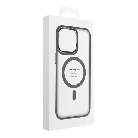 Etui MATTE MAG COVER kompatybilny z MagSafe do iPhone 15 Pro Max tytanowy