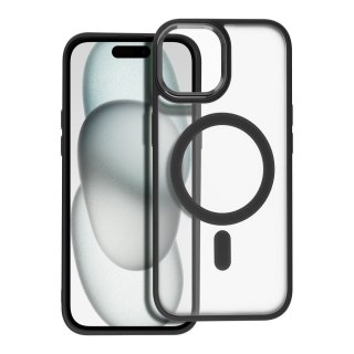Etui MATTE MAG COVER kompatybilny z MagSafe do iPhone 15 czarny