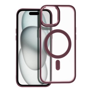 Etui MATTE MAG COVER kompatybilny z MagSafe do iPhone 15 czerwony