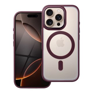 Etui MATTE MAG COVER kompatybilny z MagSafe do iPhone 16 Pro czerwony