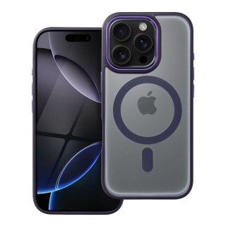 Etui MATTE MAG COVER kompatybilny z MagSafe do iPhone 16 Pro fioletowy