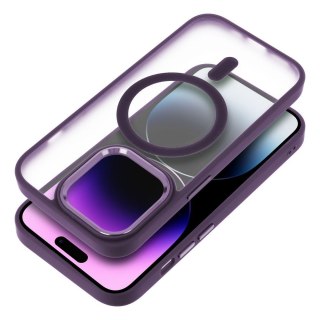Etui MATTE MAG COVER kompatybilny z MagSafe do iPhone 16 Pro fioletowy