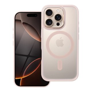 Etui MATTE MAG COVER kompatybilny z MagSafe do iPhone 16 Pro różowy