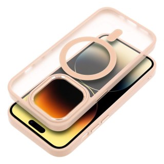 Etui MATTE MAG COVER kompatybilny z MagSafe do iPhone 16 Pro różowy
