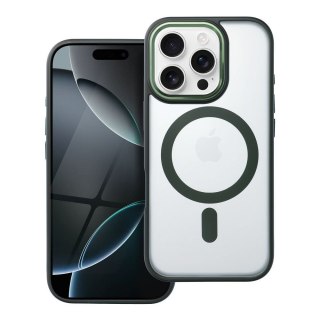 Etui MATTE MAG COVER kompatybilny z MagSafe do iPhone 16 Pro zielony