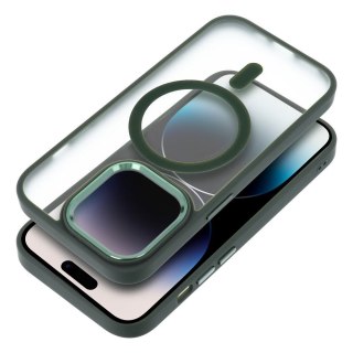 Etui MATTE MAG COVER kompatybilny z MagSafe do iPhone 16 Pro zielony