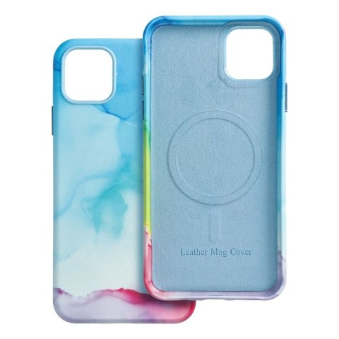 Etui LEATHER MAG COVER kompatybilny z MagSafe do iPhone 11 Pro Max color splash