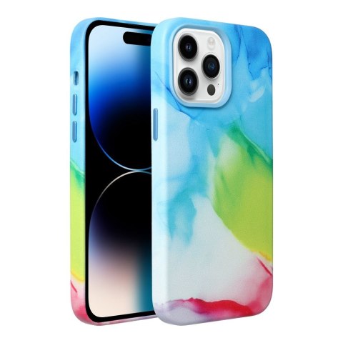 Etui LEATHER MAG COVER kompatybilny z MagSafe do iPhone 11 Pro color splash