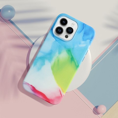 Etui LEATHER MAG COVER kompatybilny z MagSafe do iPhone 11 Pro color splash