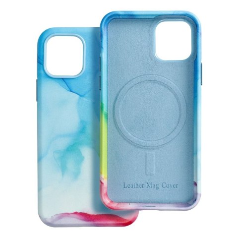 Etui LEATHER MAG COVER kompatybilny z MagSafe do iPhone 11 Pro color splash