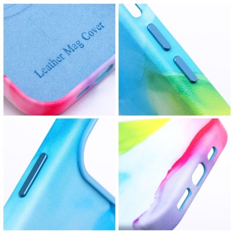 Etui LEATHER MAG COVER kompatybilny z MagSafe do iPhone 11 Pro color splash